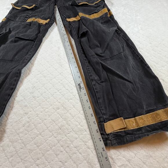 VINTAGE Marithe Francois Girbaud Taped Shuttle Logo Baggy Jeans Y2K Men 34x30 - Picture 6 of 7